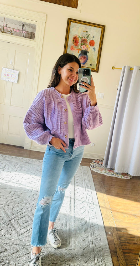 Lilac Cardigan