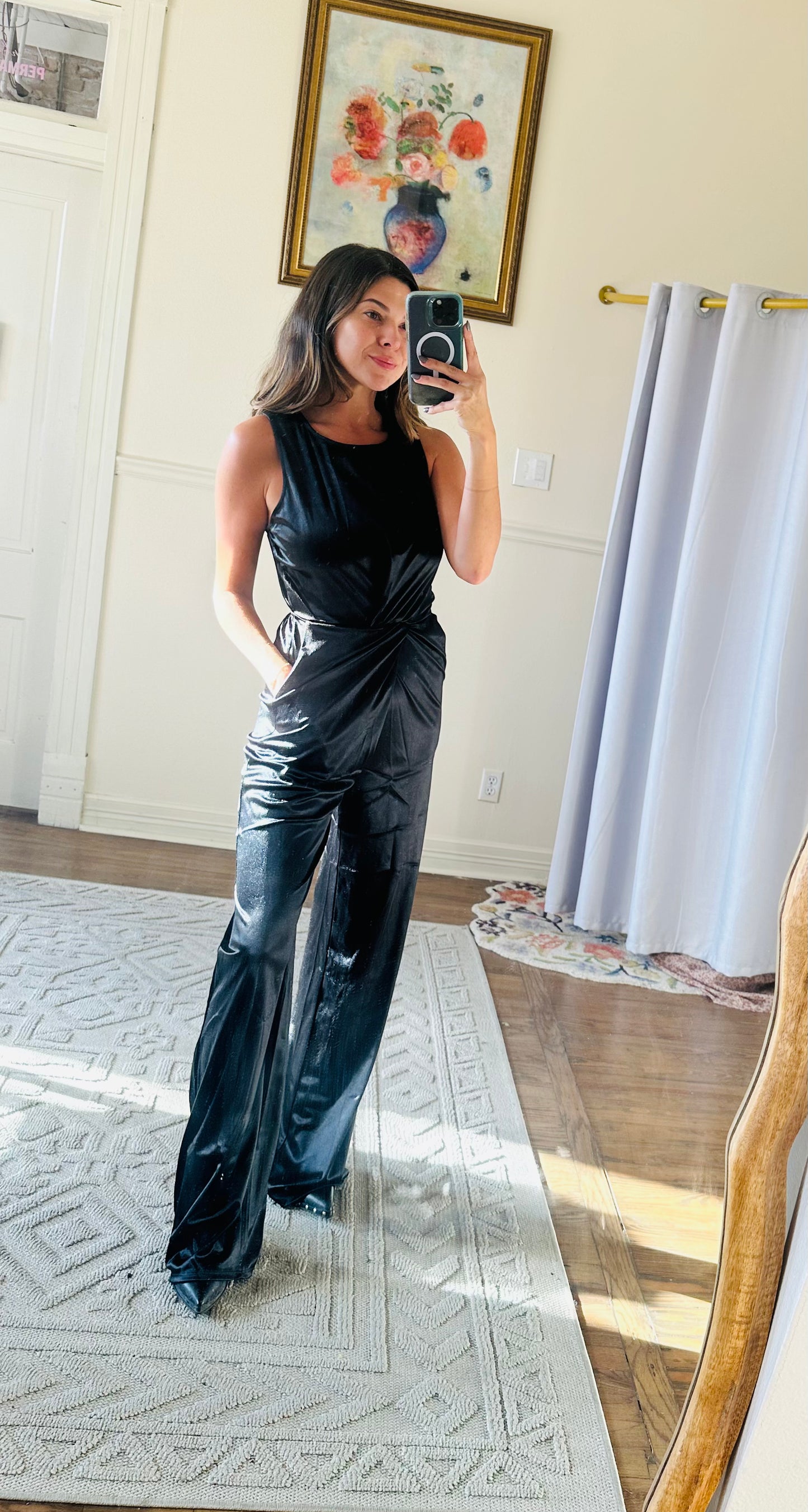 Midnight twist jumpsuit