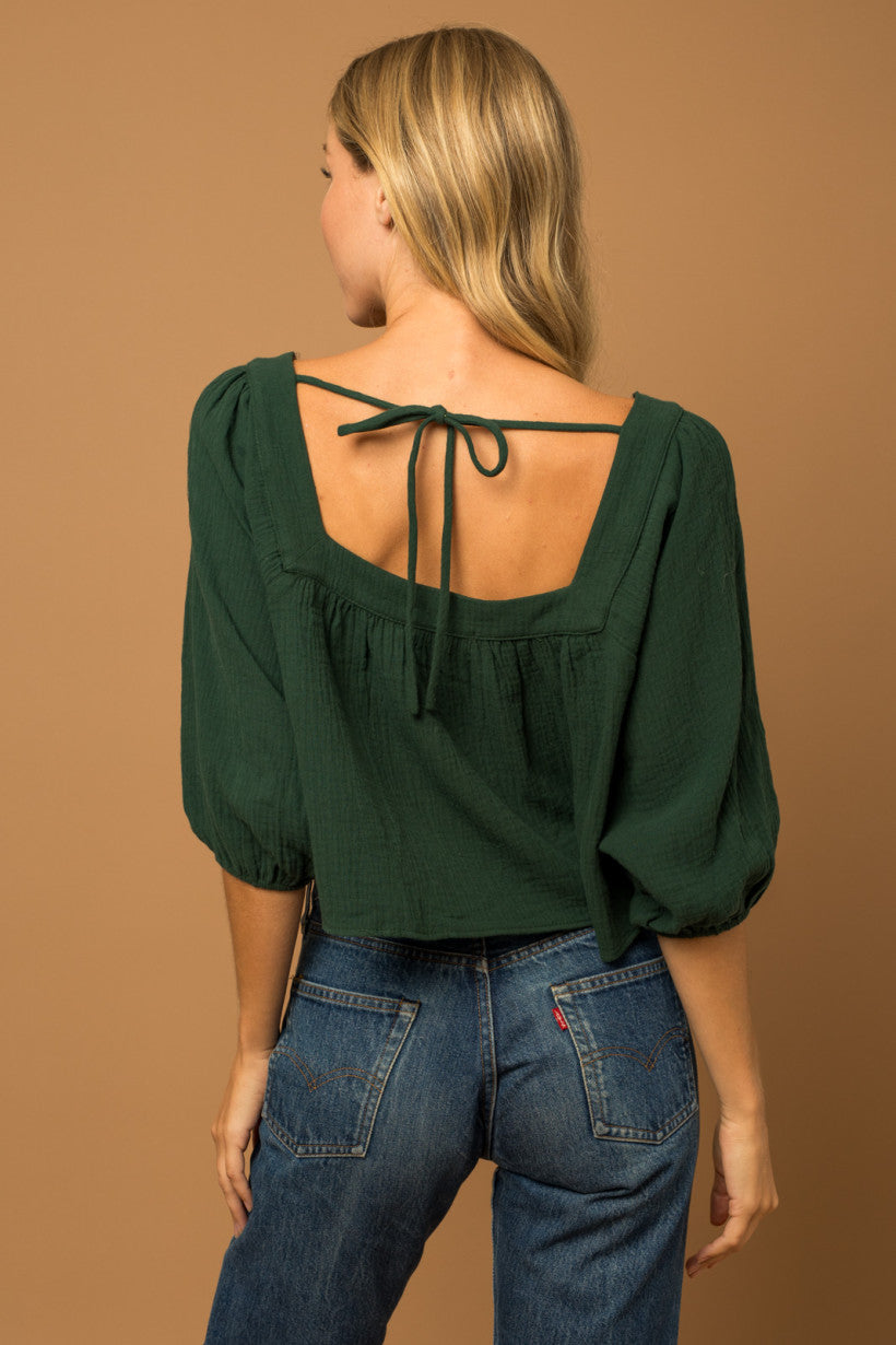 Square Neck Blouse